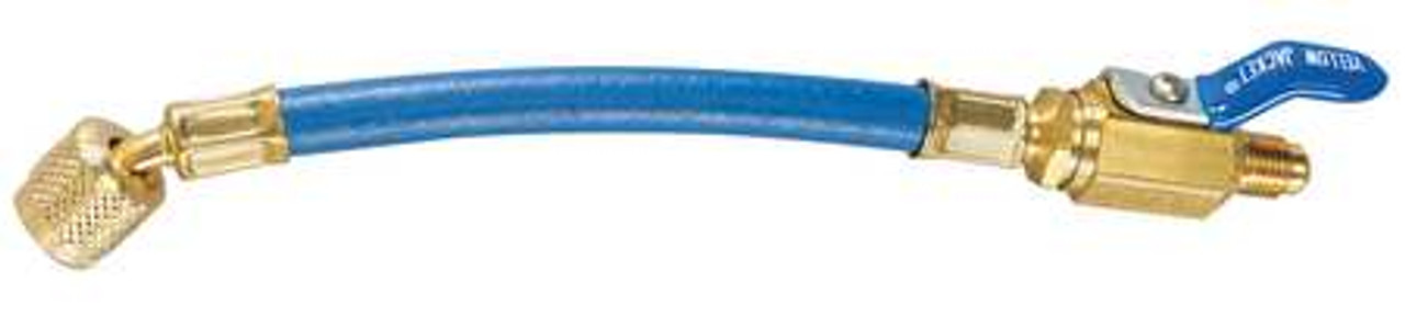 YELLOW JACKET 25202 CHARGING HOSE HVAC 9 IN. 1/4 IN FEMALE