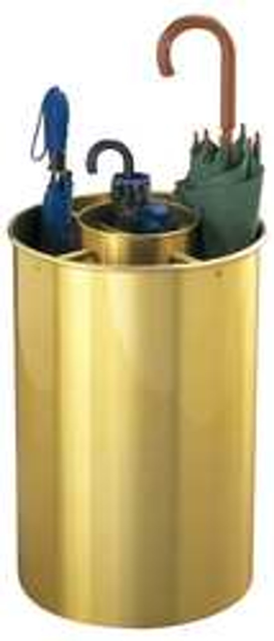 GLARO INC. 259BE CYLINDER STYLE SATIN BRASS UMBRELLA STAN