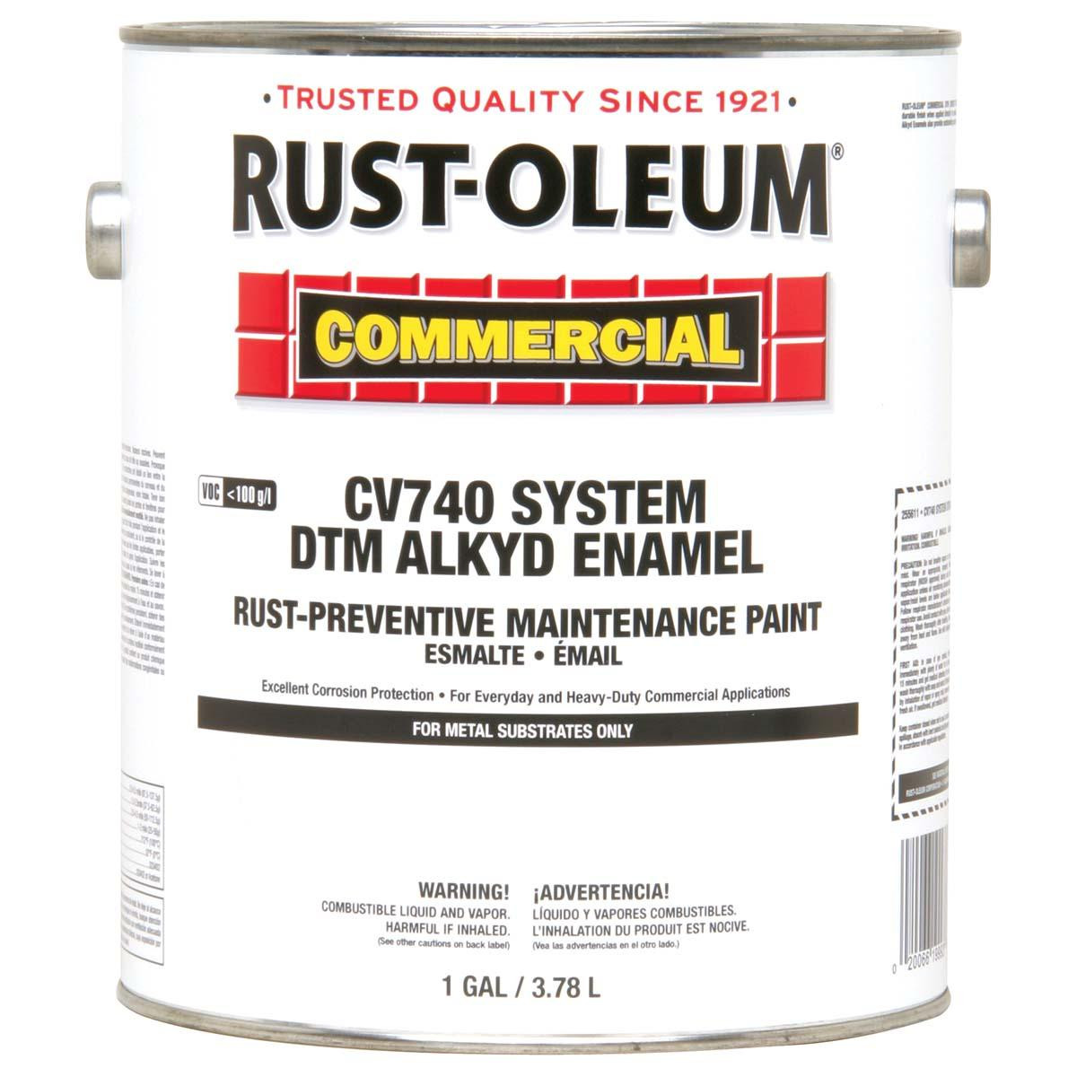 RUST-OLEUM 261956 PAINT, CV740, 1 GAL, SILVER GRAY, GLOSS,