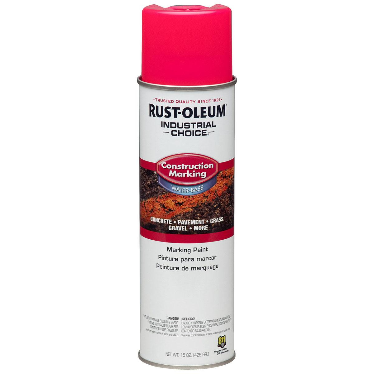 RUST-OLEUM 264702 PAINT MARKING FLUOR PINK 17OZ