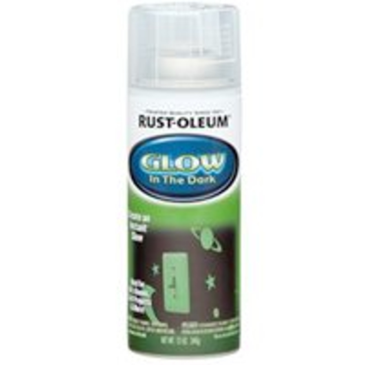 RUST-OLEUM 267026 GLOW IN THE DARK SPRAY PAINT, 10-OZ.