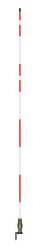 TAPCO 2673-00004 HYDRANT MARKER 7 FT. FIBERGLSS WHITE/RED