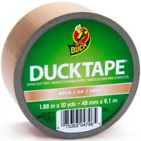 SHURTECH BRANDS 280723 1.88INX10YD GOLD DUCK TAPE    