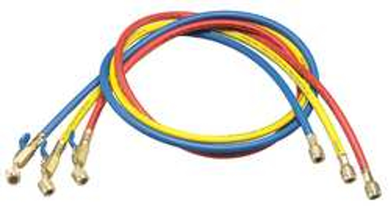 YELLOW JACKET 29985 CHARGING HOSE YELLOW BLUE RED 60 IN