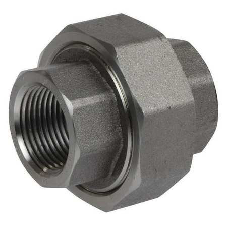 GRAINGER GLOBAL SOURCING 2UA37 UNION 1/4 IN THREADED 316 SS