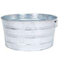 BEHRENS MANUFACTURING 3 17GAL HOTDIP ROUND WASH TUB   