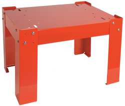 DURHAM MFG CO 304-17 BASE FOR SLIDE RACK CABINET D 16 1/4 RED
