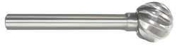 MONSTER 310-002507 CARBIDE BUR BALL SHAPE 1/2 IN 1/4 SHANK