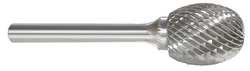 MONSTER 310-004128 OVAL BUR SE,RADIUS END,3/16",CARBIDE