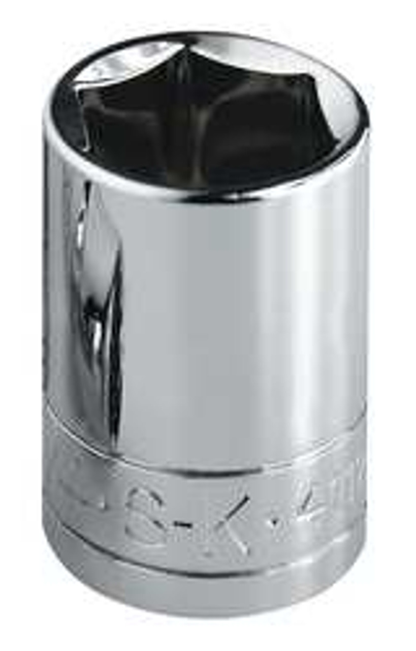 SK PROFESSIONAL TOOLS 322 SOCKET 3/8 IN DR 22MM 6 PT STD