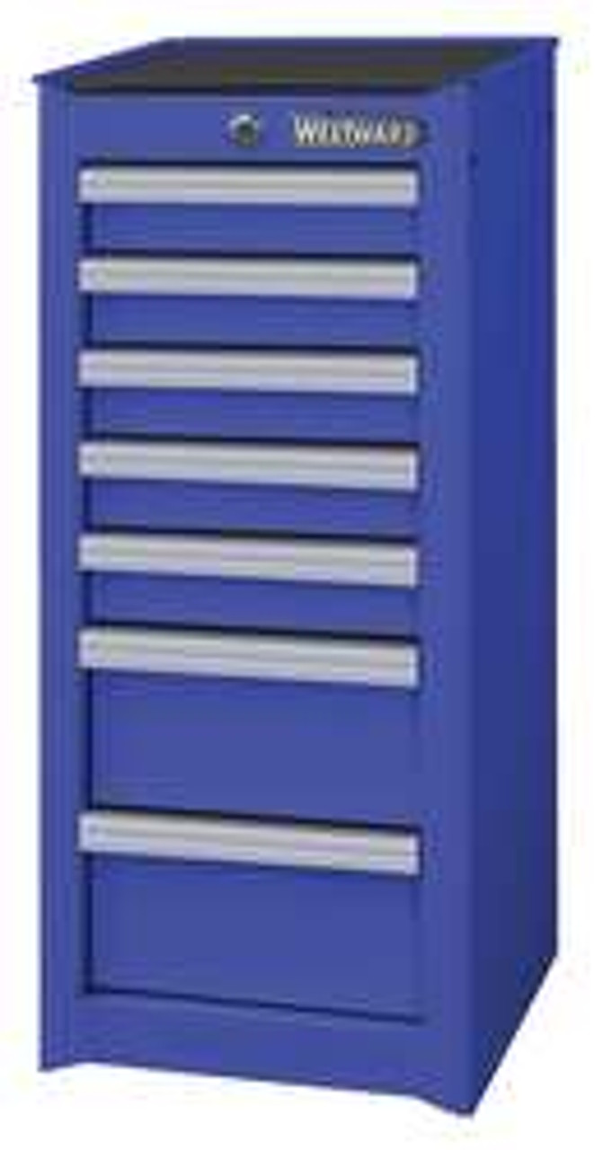 WESTWARD 32H866 G7173 SIDE CABINET 15-1/2 IN.W 7 DRAWERS