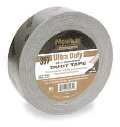NASHUA 357-15R449 DUCT TAPE 48MM X 55M 13 MIL SILVER