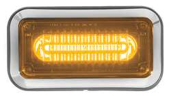 CODE 3 3712ABZ-75 G1692 PERIMETER LIGHT LED AMBER SURF REC