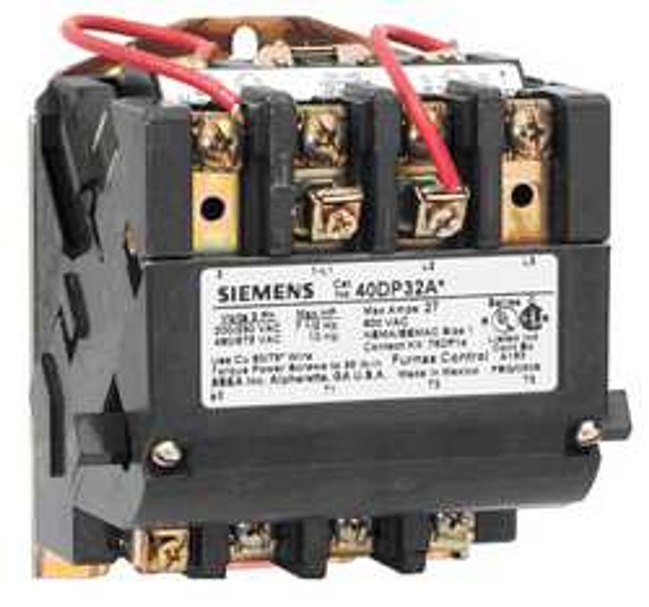 SIEMENS 40FP32AA CONTACTOR NEMA 110-120/220-240VAC 3P 45A
