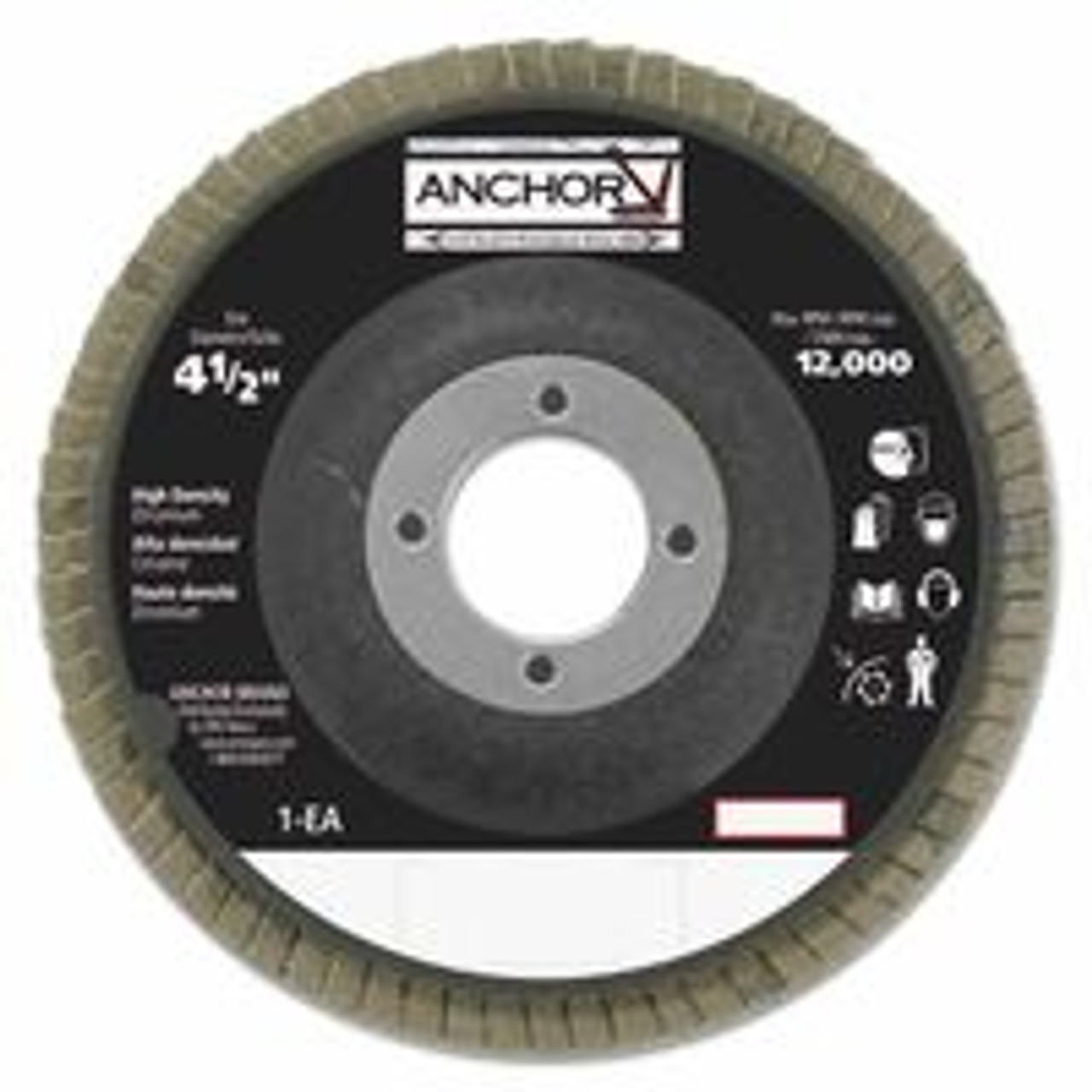 ANCHOR BRAND 41350 4-1/2" 29 ANGLED 5/8-1140Z FLAP DISC
