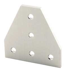 80/20 4140 TEE JOINING PLATE 5 HOLE FOR 10S