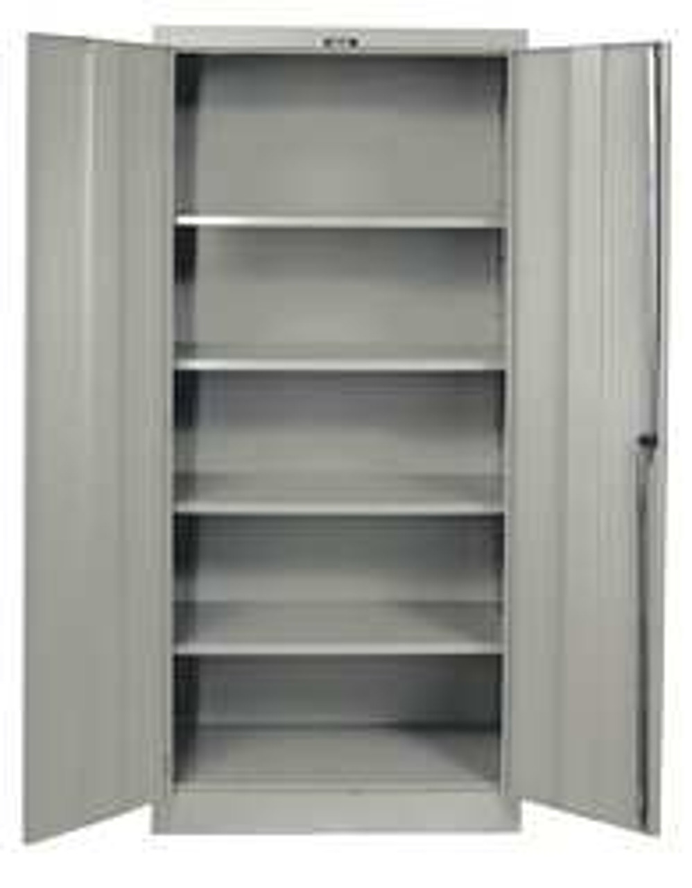 HALLOWELL 415S24HG 4 SHELF LOCKING STORAGE CABINET