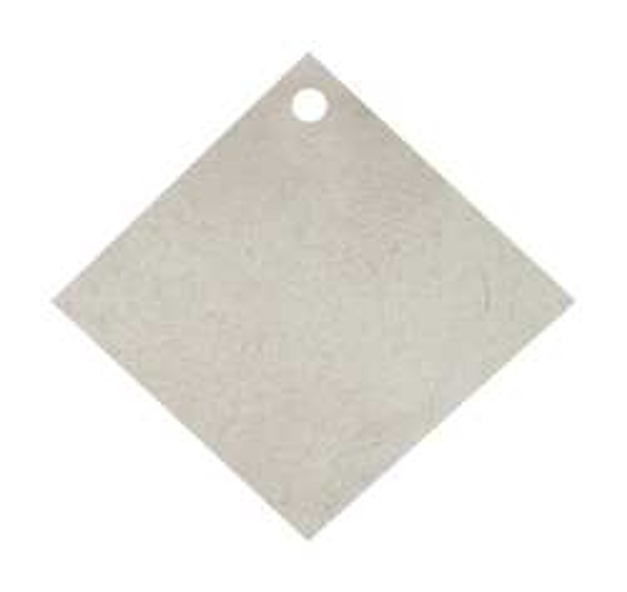 C.H. HANSON 43129 BLANK TAG,SS,1 1/4IN H,1 1/4IN W,PK25