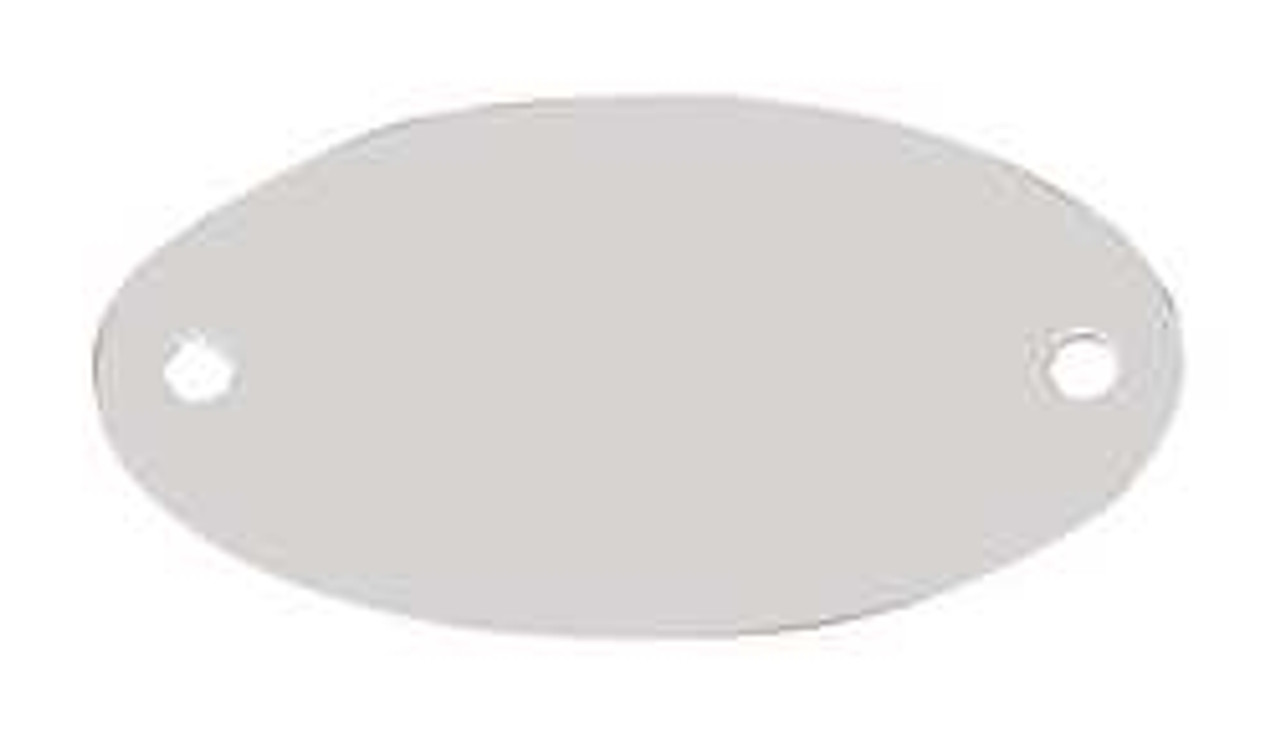 C.H. HANSON 43200 BLANK TAG OVAL STEEL PK 25