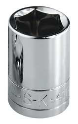 SK PROFESSIONAL TOOLS 45132 SOCKET 3/8 IN DR 1 IN 12 PT STD