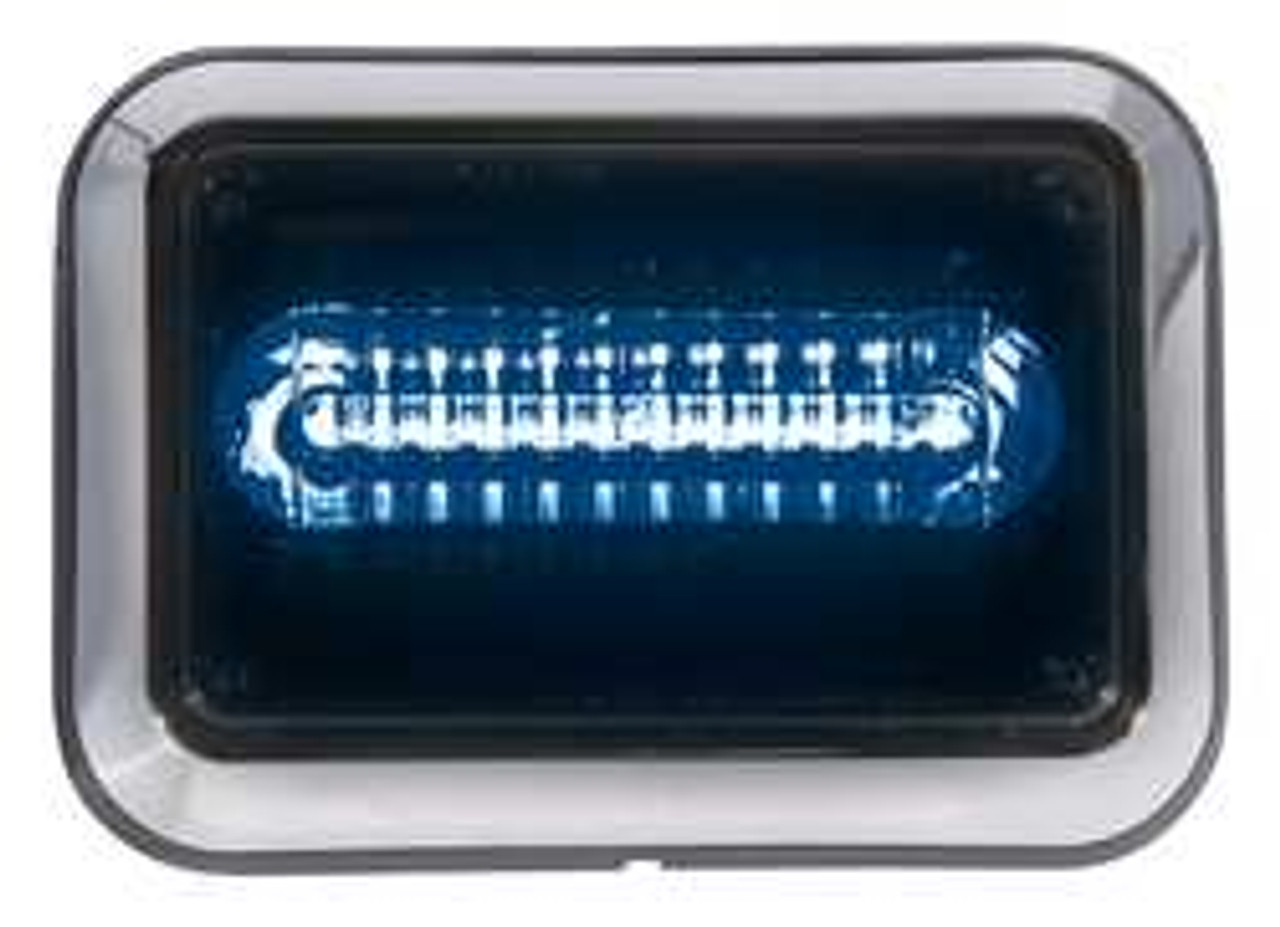 CODE 3 4612BBZ-75 G1693 PERIMETER LIGHT LED BLUE RECT 8-1/