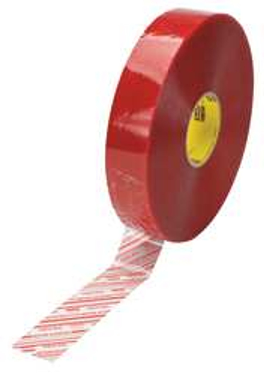 SCOTCH 46448 CARTON TAPE RED ON CLEAR 48MMX914M PK6