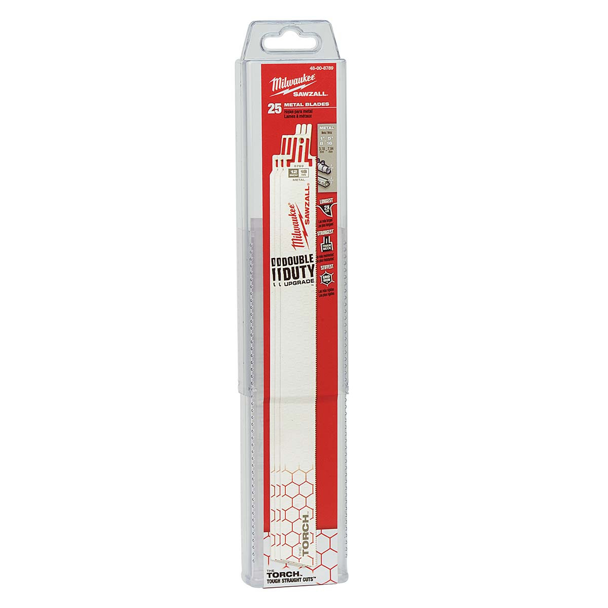 MILWAUKEE ELECTRIC TOOLS 48-00-8789 12" 18 TPI THE TORCH™ SAWZALL® BLADES (2