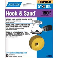 NORTON 49220 5X8 HOLE HOOK&SAND DISC JP 150