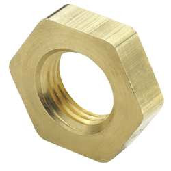 PARKER 4 WLZ-B BULKHEAD LOCKNUT BRASS STRT THREAD 1/4IN