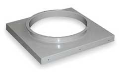 DAYTON 4YM50 CURB CAP 6 IN H 42 IN W 42 IN D