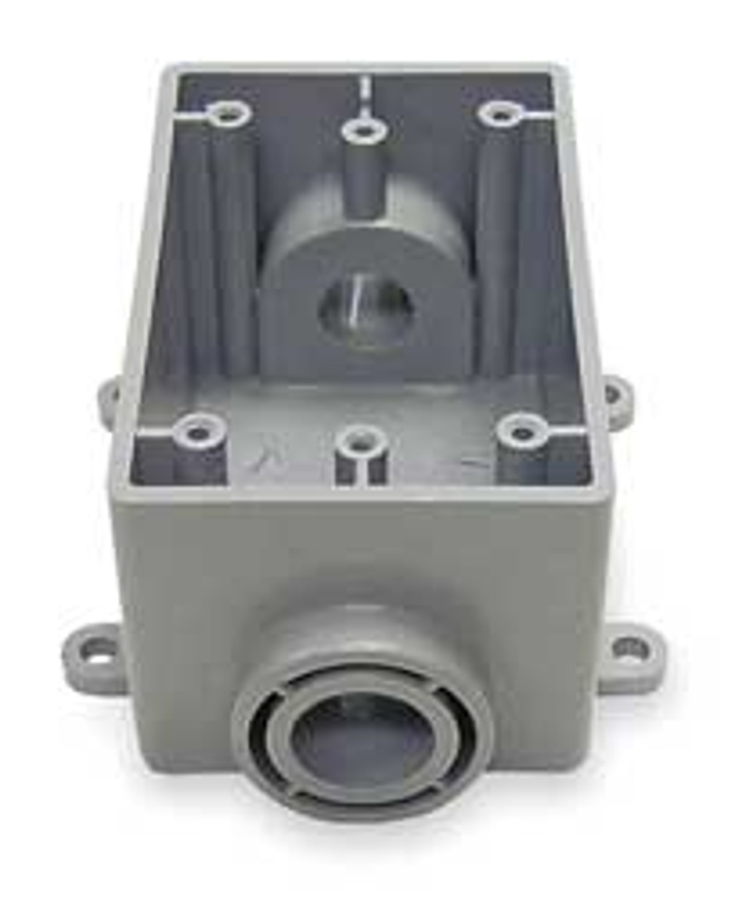 CANTEX 5133465 WEATHERPROOF BOX,1 IN HUB,PVC