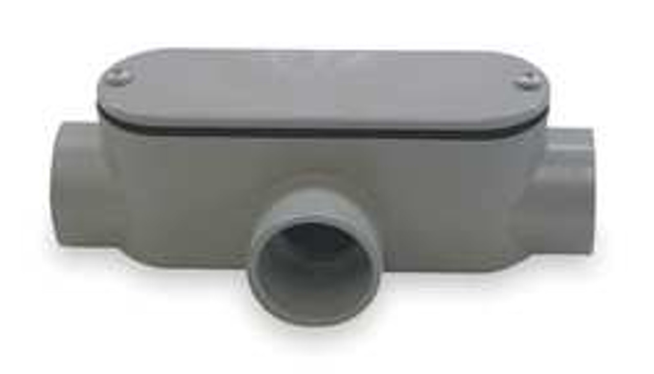 CANTEX 5133566 CONDUIT OUTLET BODY,PVC,TRD SZ 1 1/4IN