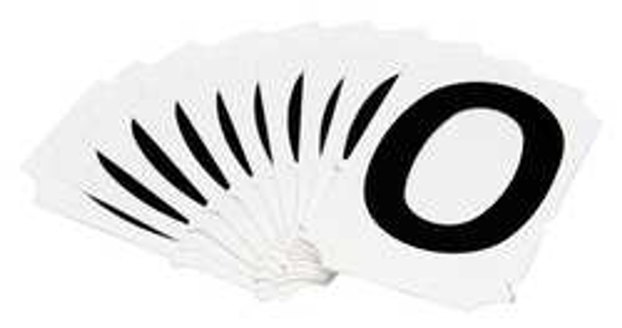 BRADY SPC ABSORBENTS 5140-O LETTER LABEL,O,PK10