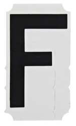 BRADY SPC ABSORBENTS 5180-F LETTER LABEL,F,PK10