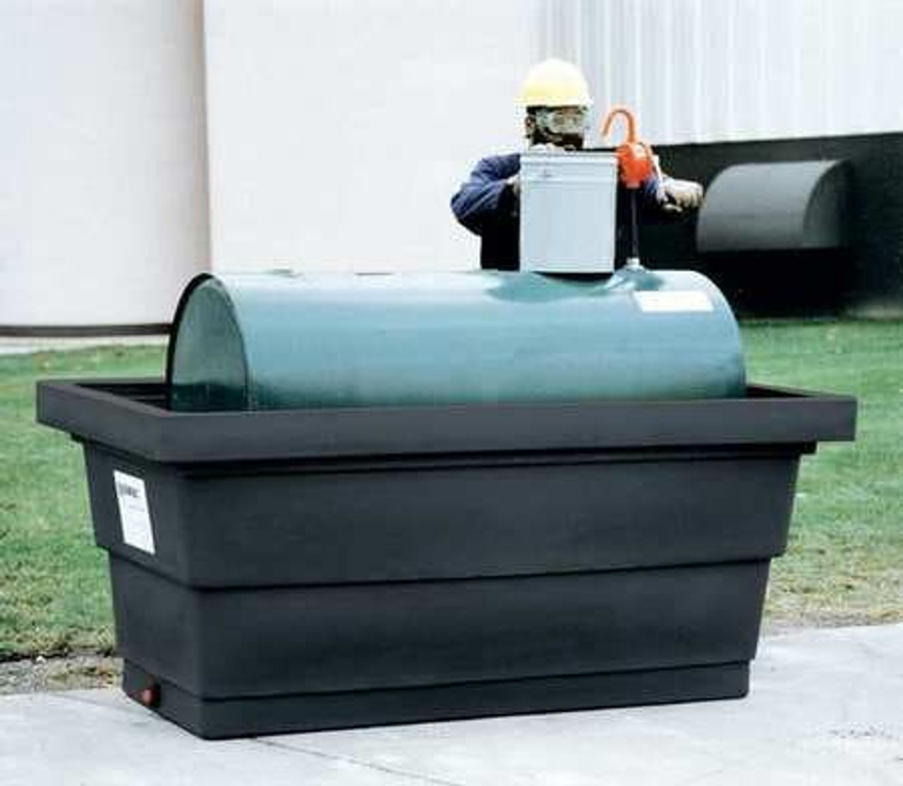 ENPAC 5275-BK-D IBC CONTAINMENT UNIT WITH DRAIN BLACK