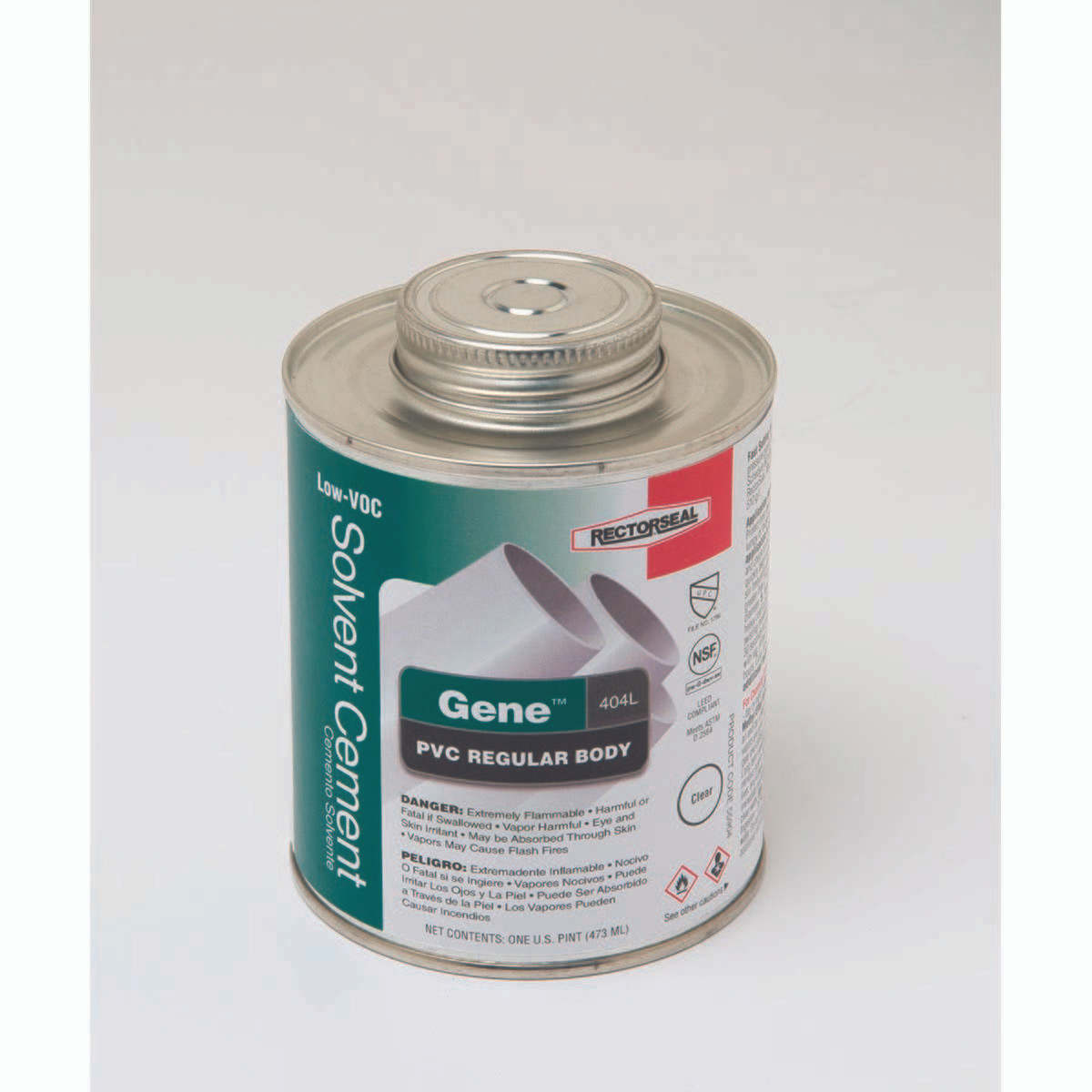 RECTORSEAL CORP 55904 CEMENT SOLVENT PVC PT 404L LOW