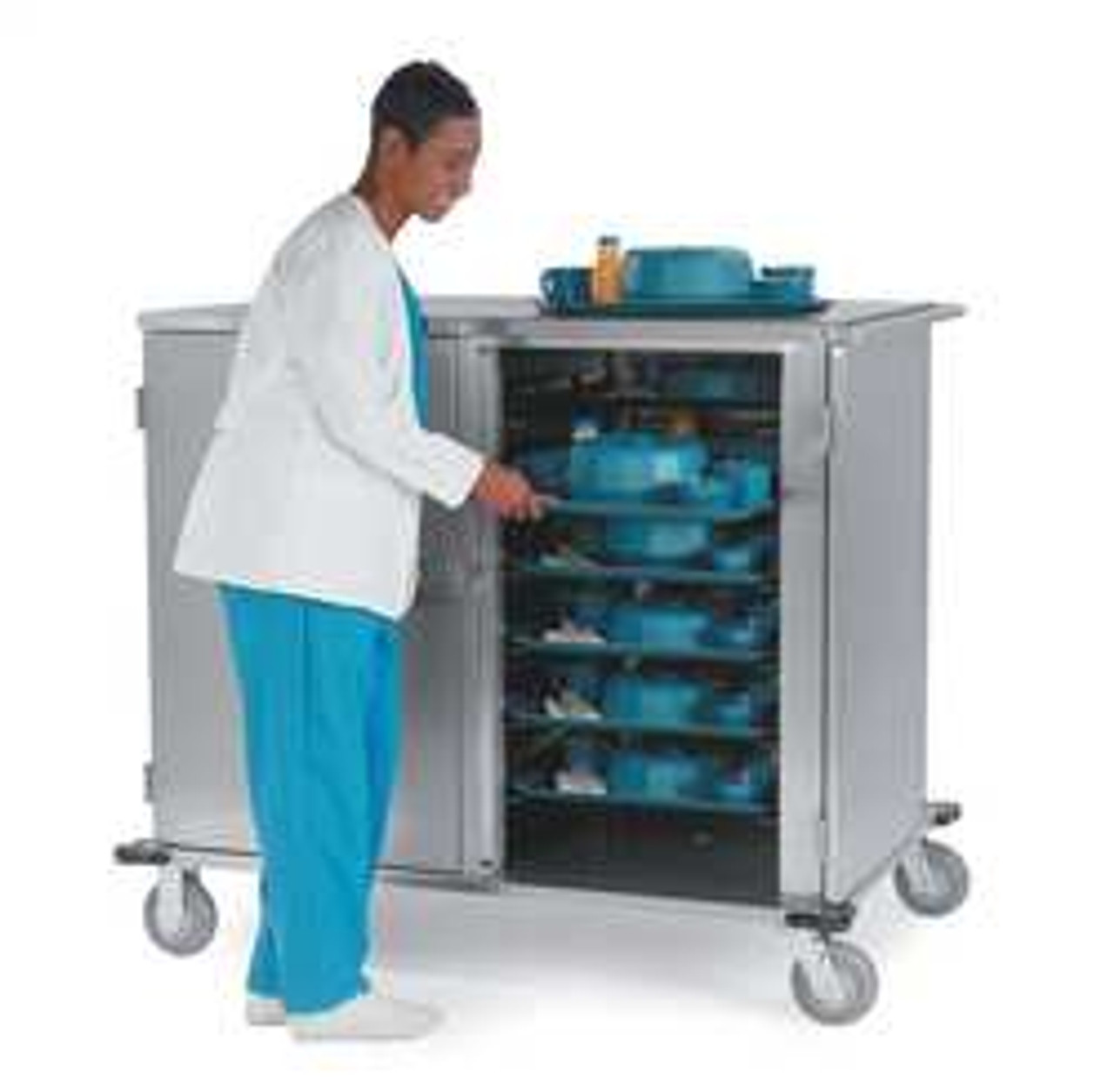LAKESIDE 5618 TRAY DELIVERY CART STAINLESS 31X22X70