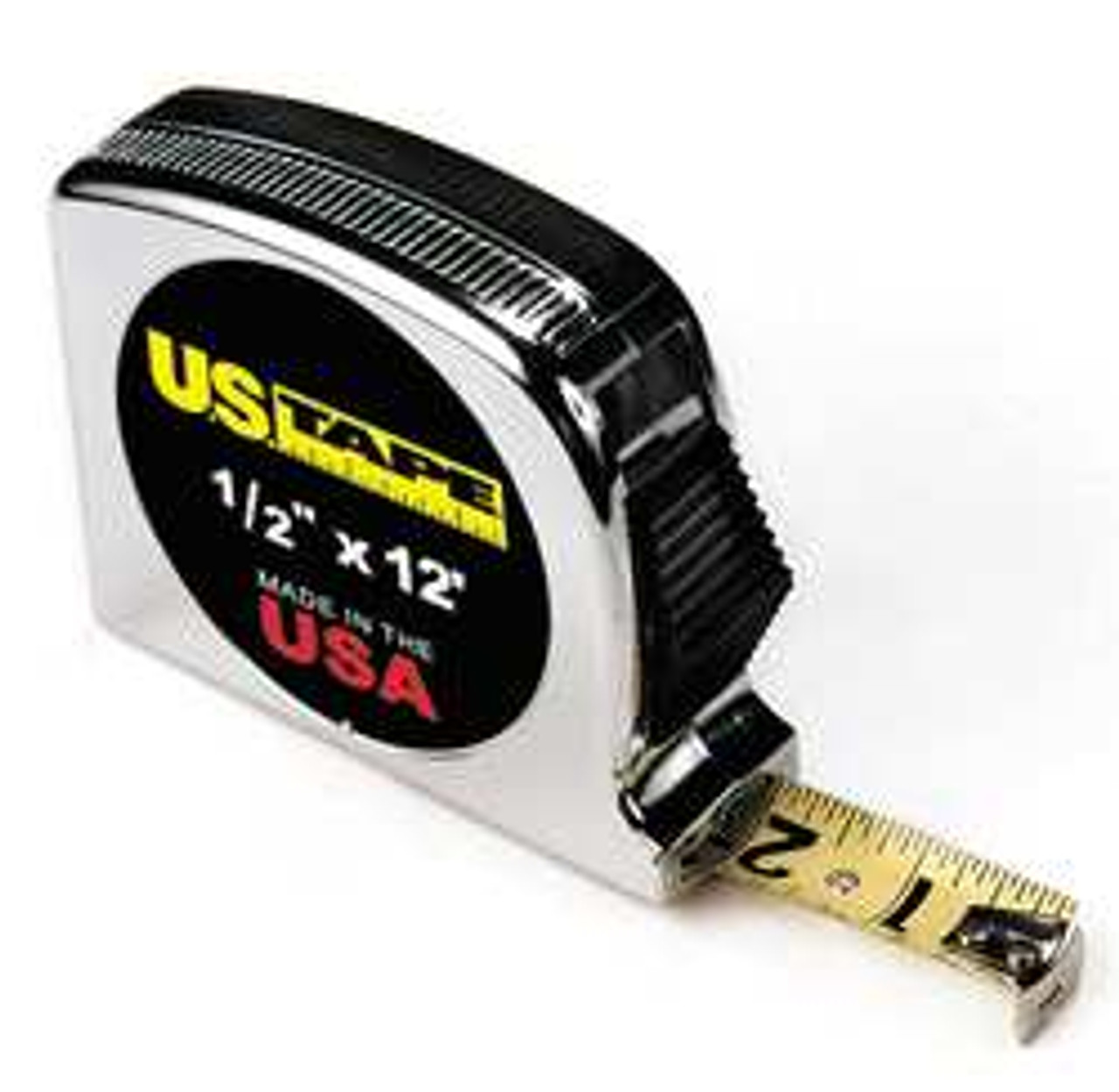 U.S. TAPE 56707 TAPE MEASURE 1/2 IN X 12 FT CHROME FT/IN