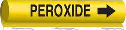 BRADY SPC ABSORBENTS 5737-II PIPE MARKER PEROXIDE