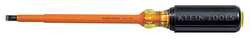KLEIN TOOLS 602-7-INS INSULATED SCREWDRIVER, 5/16" CABINET, 7-