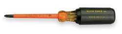 KLEIN TOOLS 603-4-INS INSULATED SCREWDRIVER, #2 PHILLIPS TIP, 