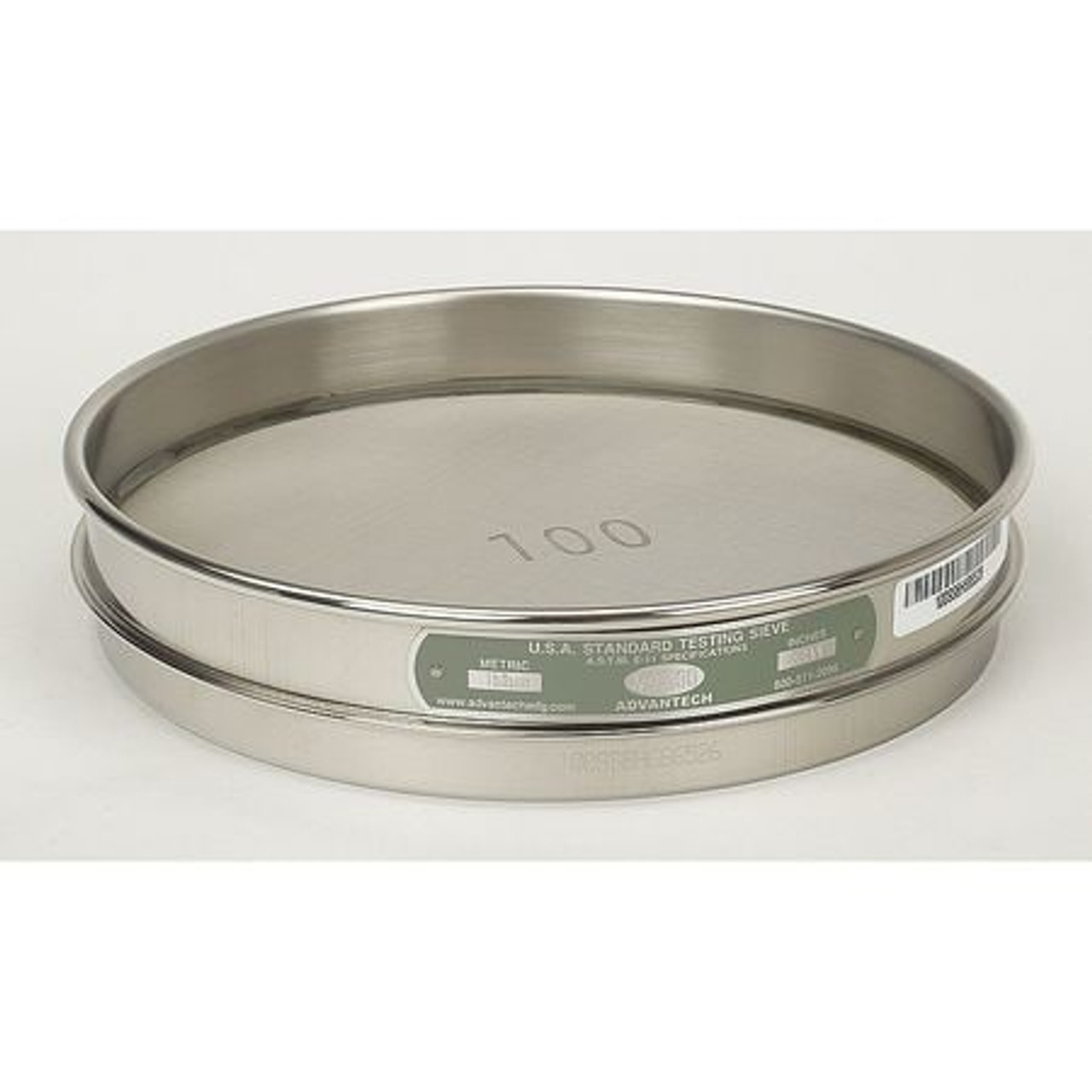 ADVANTECH MANUFACTURING INC. 635SS8H SIEVE #635 S/S 8 IN HALF HT
