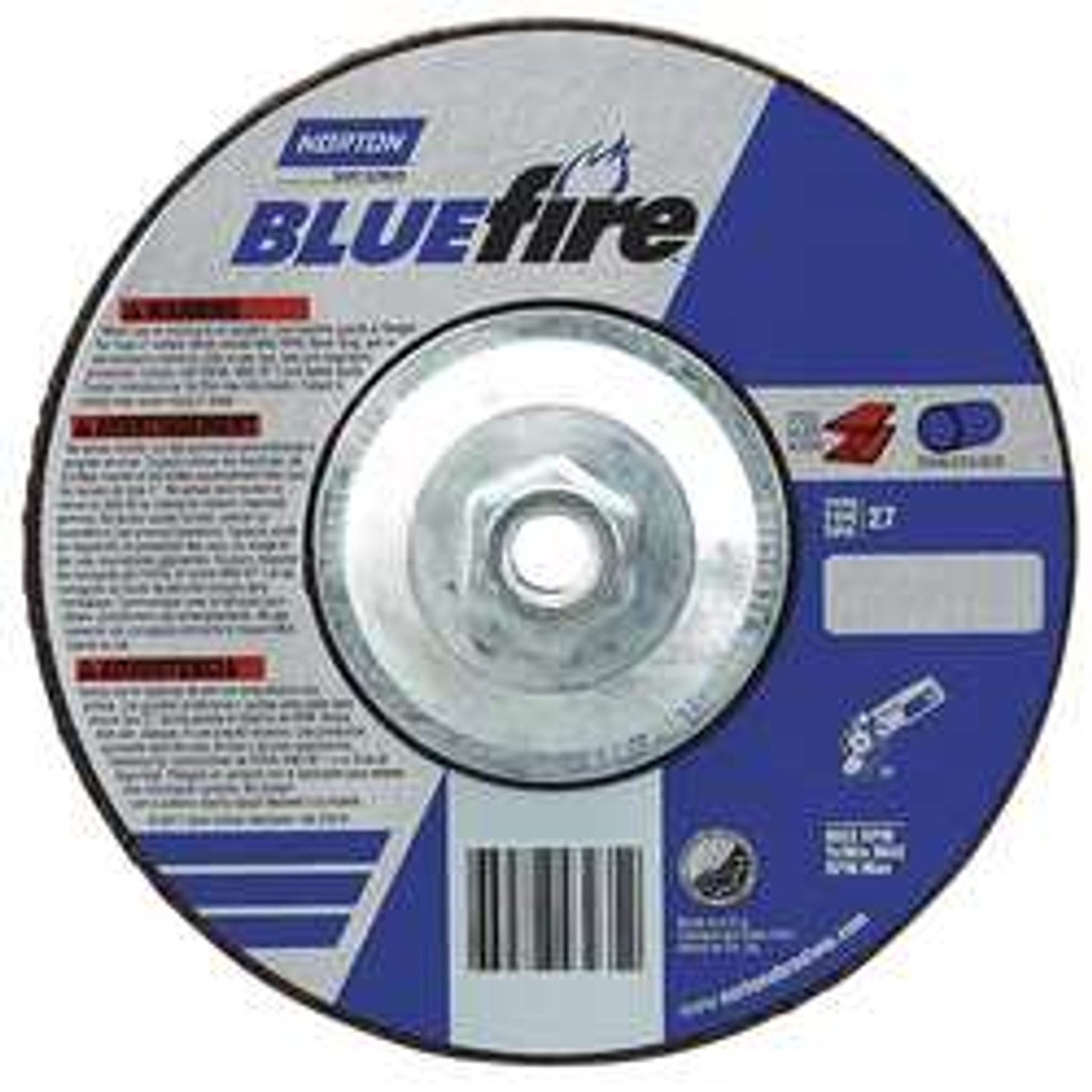 NORTON 66252843217 24 GRIT, 5" WHEEL DIAM, 1/4" WHEEL THICK