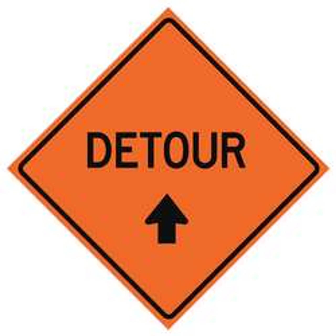 USA-SIGN 669-C/36-EMO-D G7233 TRAFFIC SIGN DETOUR H 36 IN.