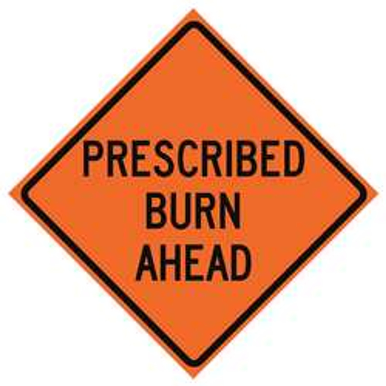 USA-SIGN 669-C/48-EMO-PB 48IN PRESCRIBED BURN AHEAD MESH