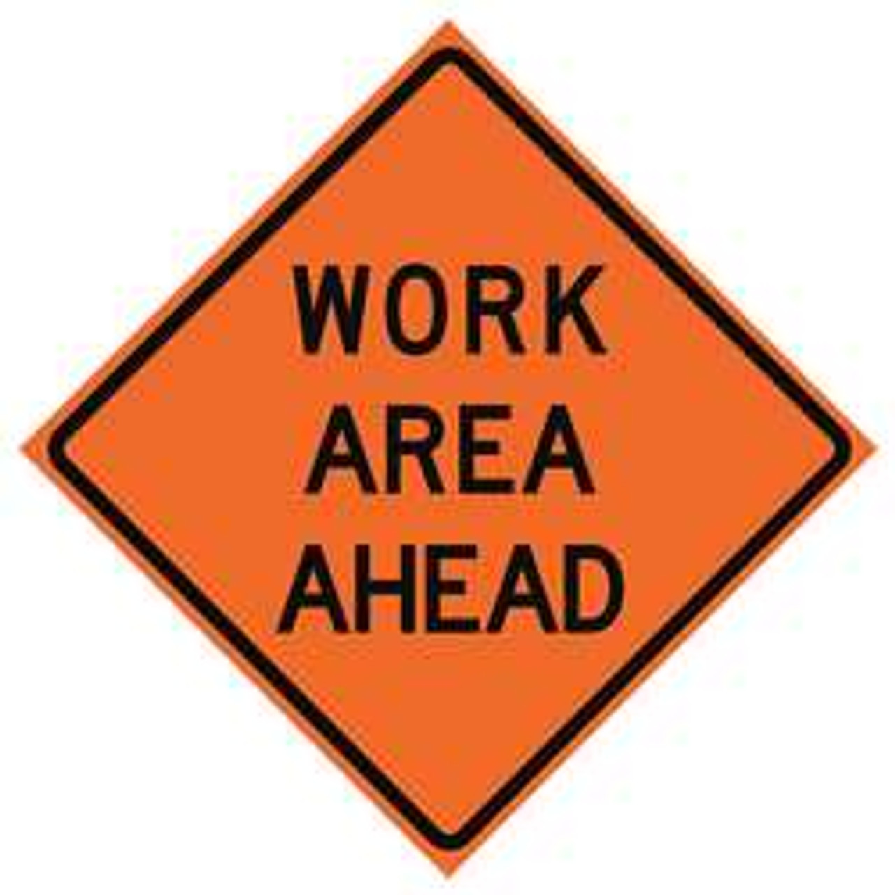 USA-SIGN 669-C/48-MFO-WA TRAFFIC SIGN WORK AREA AHEAD H 48 IN.