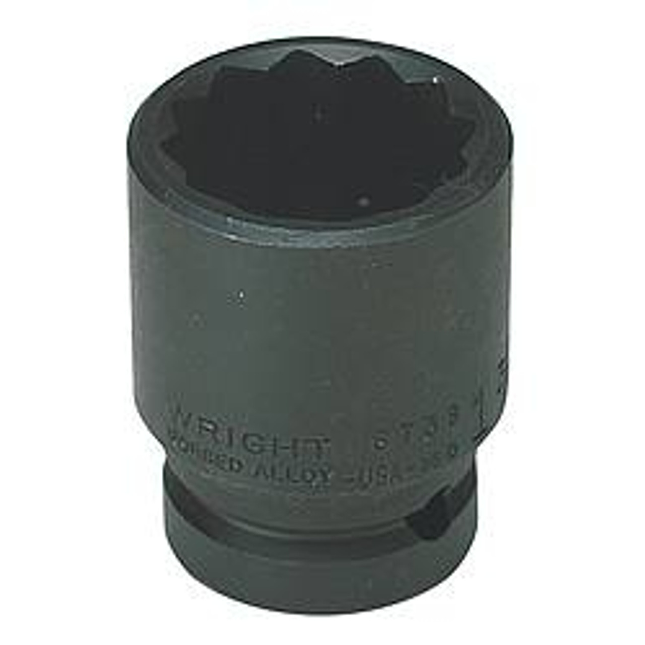 WRIGHT TOOL 67H76 IMPACT SOCKET 3/4 IN DR 2-3/8 IN 12 PT