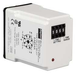 DAYTON 6A854 H7809 TIMER RELAY 999 HR. 8 PIN 10A DPDT