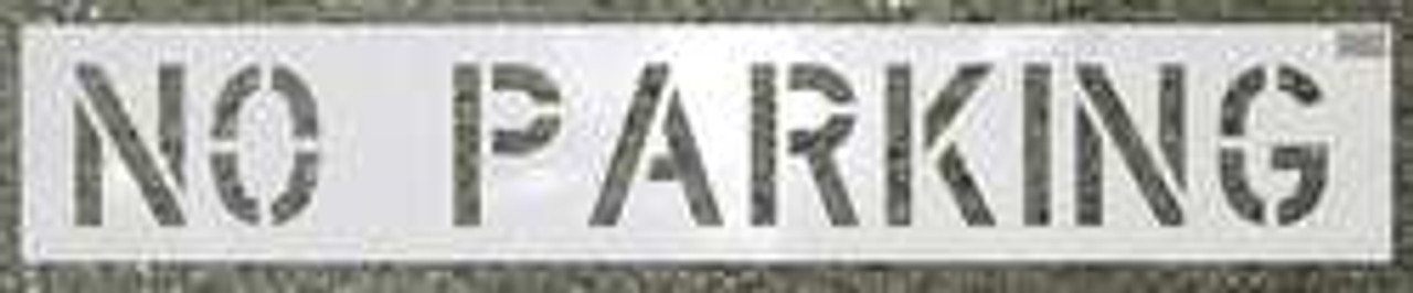 C.H. HANSON 70001 STENCIL,NO PARKING,12 X 54 IN. C.H. HANSON 70001 STENCIL,NO PARKING,12 X 54 IN.