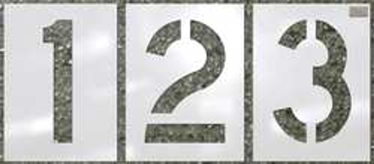 C.H. HANSON 70357 STENCIL,NUMBER KIT,12PCS.,10 X 6-2/3 IN. C.H. HANSON 70357 STENCIL,NUMBER KIT,12PCS.,10 X 6-2/3 IN.